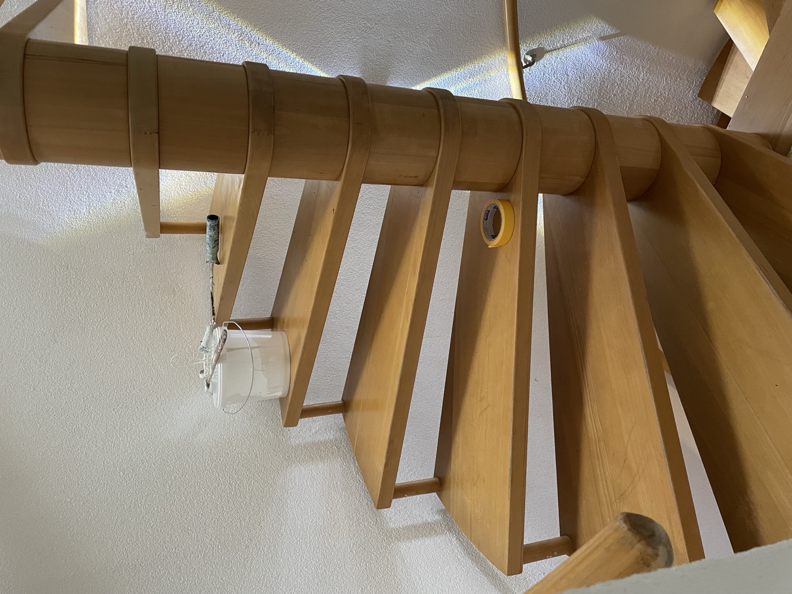 Treppe vor der Sanierung